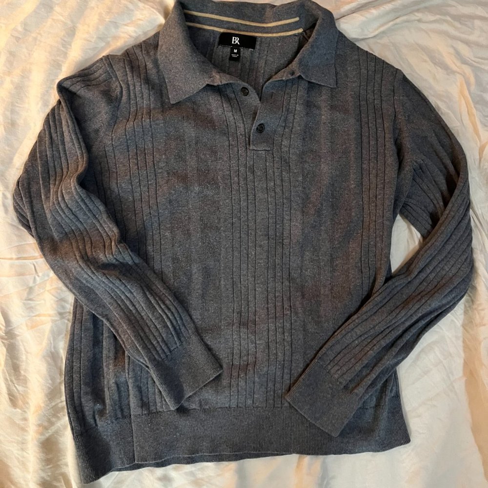 Banana Republic Dennis Cotton Sweater Polo